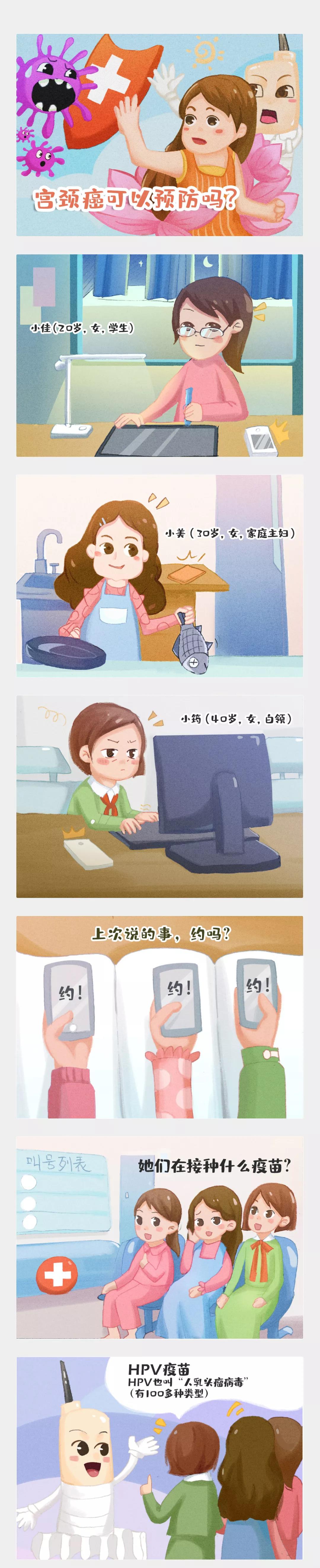 科普漫画丨宫颈癌可以预防吗？1